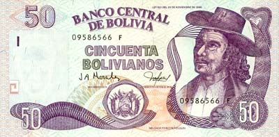 Boliviano Bolivie