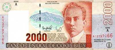 2000 Colones Costa Rica
