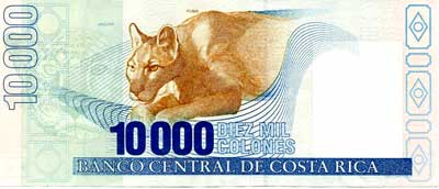 10000 Colones Costa Rica