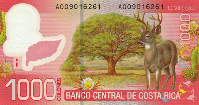1000 Colones Costa Rica