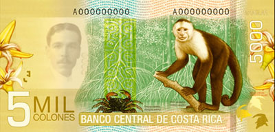 5000 Colones Costa Rica