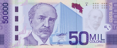 50000 Colones Costa Rica