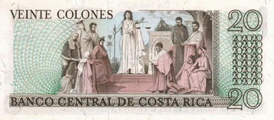 20 Colones Costa Rica