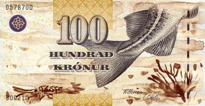Couronne Iles Féroé Faroe