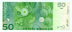 50 Couronnes Norvège