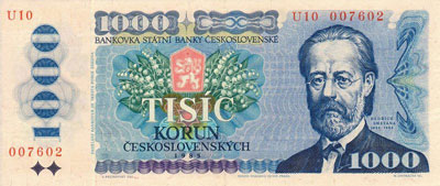 Couronne - Korun - Tchécoslovaquie