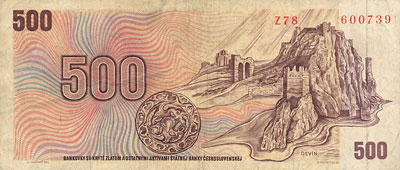 Couronne - Korun - Tchécoslovaquie