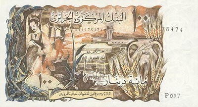 100 Dinars Algérie