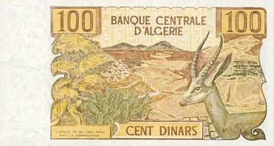 100 Dinars Algérie
