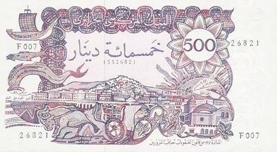 500 Dinars Algérie