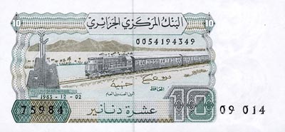 10 Dinars Algérie