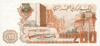 200 Dinars Algérie