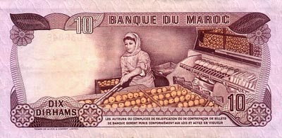 10 Dirhams (1970) Maroc