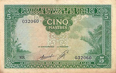 Piastre Indochine Française