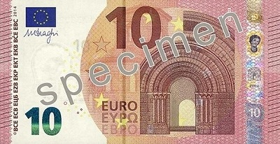 10 euros recto (série 2014)