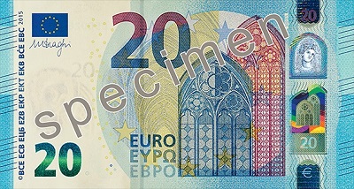 20 euros recto (série 2015)