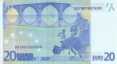 20 euros verso (série 2002)