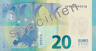 20 euros verso (série 2015)