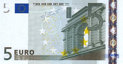 5 euros recto (série 2002-2013)