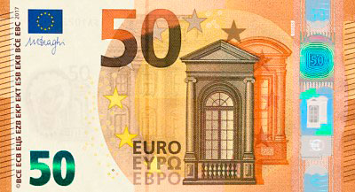 50 euros recto (série 2017)
