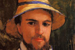 Gustave Caillebotte - Autoportrait au chapeau d'été
