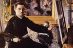 Gustave Caillebotte - Autoportrait au chevalet