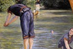 Gustave Caillebotte - Baigneurs, bord de l'Yerres