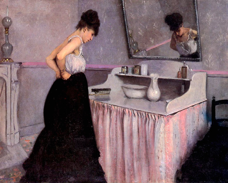Gustave Caillebotte - Femme à sa toilette