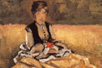 Gustave Caillebotte - Femme assise sur l'herbe, Yerres