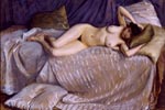 Gustave Caillebotte - Femme nue étendue sur un divan