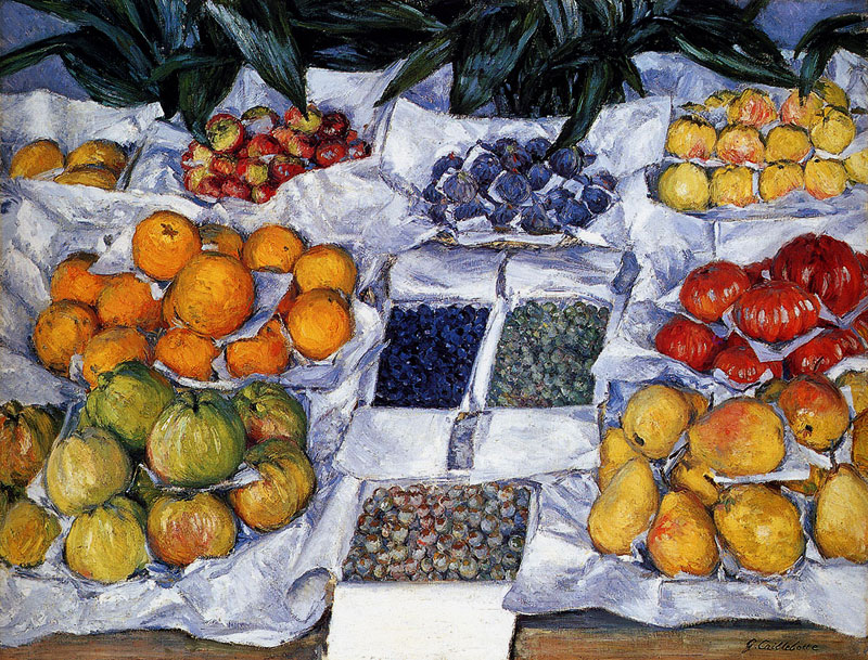 Gustave Caillebotte - Fruits à l'étalage