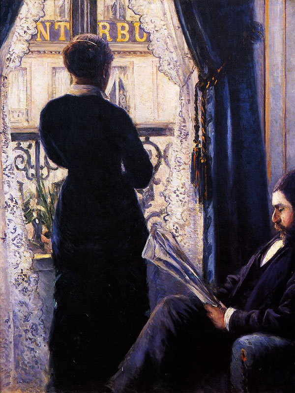 Gustave Caillebotte - Intérieur, Femme à la Fenêtre