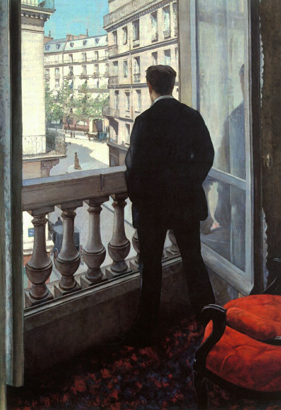 Gustave Caillebotte - Jeune Homme à sa Fenêtre