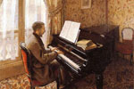 Gustave Caillebotte - Jeune homme au piano