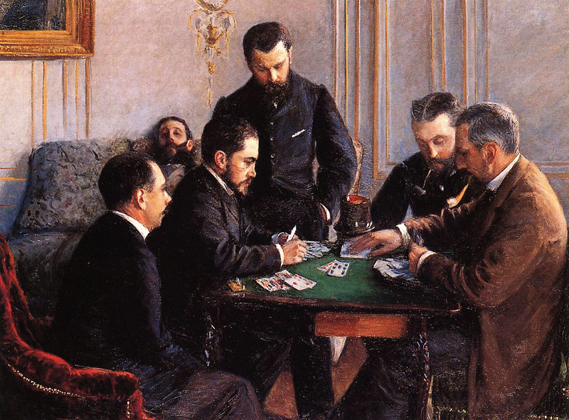Gustave Caillebotte - La Partie de Bésigue