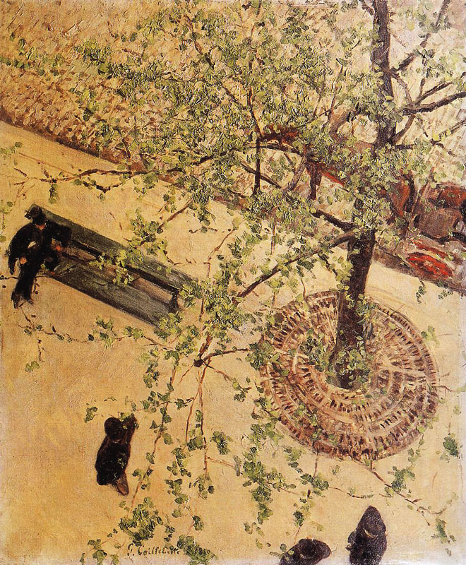 Gustave Caillebotte - Le Boulevard vu d'en haut