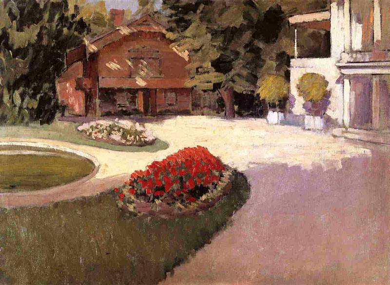 Gustave Caillebotte - Le Jardin à Yerres
