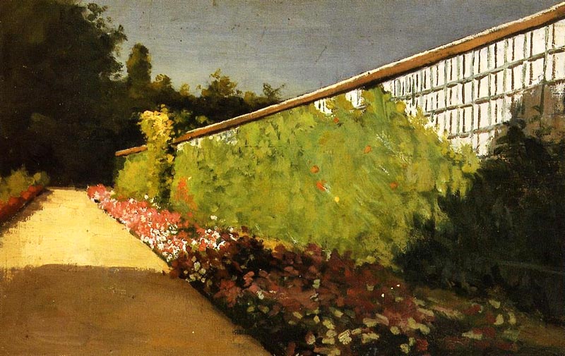 Gustave Caillebotte - Le Mur du Jardin Potager