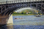Gustave Caillebotte - Le Pont d'Argenteuil et la Seine