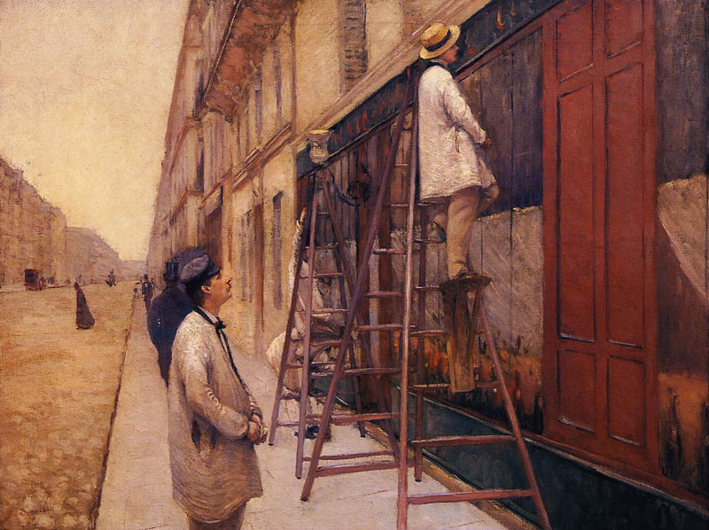 Gustave Caillebotte - Les Peintres en bâtiment