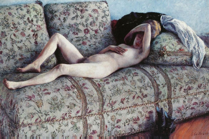 Gustave Caillebotte - Femme Nue Etendue Sur Un Divan