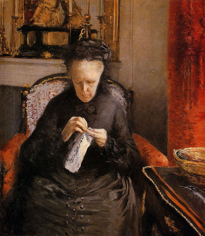 Gustave Caillebotte - Portrait de Madame Martial Caillebotte