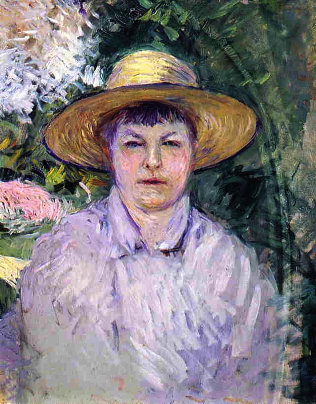 Gustave Caillebotte - Portrait de Madame Renoir