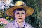 Gustave Caillebotte - Portrait de Madame Renoir