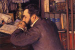 Gustave Caillebotte - Portrait d'Henri Cordier