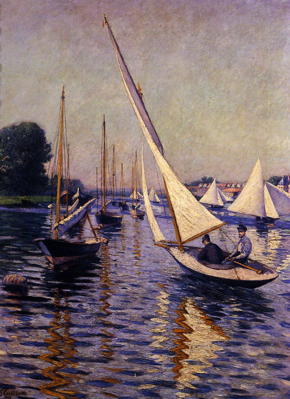 Gustave Caillebotte - Régates à Argenteuil