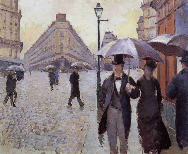 Gustave Caillebotte - Rue de Paris, Temps de pluie