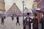 Gustave Caillebotte - Rue de Paris, Temps de pluie