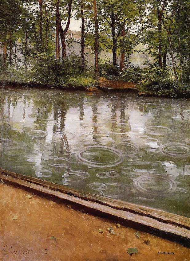 Gustave Caillebotte - l'Yerres, effet de pluie