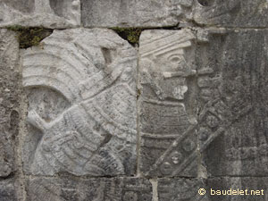 Bas relief Chichen Itza